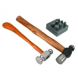Jewelers Bench Die Disc Cutter Circle Punch Hammer Set