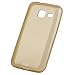 J1 Mini Case, ACMEBOX [Slim Thin] Anti-Shock TPU Gel Rubber Thin Flexible Soft Bumper Silicone Protective Case Cover for Samsung Galaxy J1 Mini (2016) -(Clear Gold)