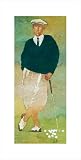 Vintage Male Golfer by Bart Forbes poster print,17.5 in. x 35 in.