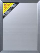 Small 40x50 cm Silver faced Magnetic board with Chrome effect frame 30mm width.