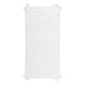 NoJo Ribbed Fleece Sheet Savers 2-pk. - White