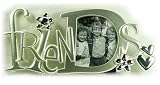 Kitchen & Housewares : 'Friends' Letters Photo Frame (Silver Colour)