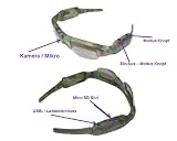 Spy Mini DVR Spion Sonnenbrille mit eingebauter Kamera *Militär Design*   RBrothersTechnologie