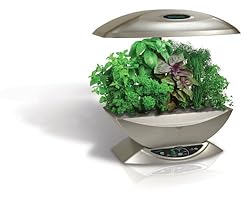 AeroGarden 2101-00S Classic 7-Pod with Gourmet Herb Seed Kit, Silver