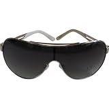 A|X Sporty Shield Sunglasses - Armani Exchange Men's Rectangular Full Rim Lifestyle Eyewear - Gold/Ivory/Green Shaded