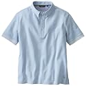 (エディー・バウアー) Eddie Bauer 半袖ピケボタンダウンポロ（「デュアドライ」ファブリック使用）