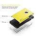iPhone 6 Case, isYoung [PC+TPU] Dual Layer Protection Super Tough Case for Apple iPhone 6 4.7 inch with shock absorption, Interior Grid design + Stylus (Yellow)