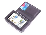 DURAGADGET Protective Leather Carry Case With Cut Out For Garmin Nuvi 2320, 2350, 3490, NuLink 2390 & Edge 800
