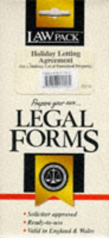 Holiday Letting Agreement (Legal Form Packs)