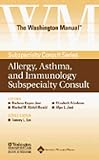 The Washington Manual Allergy, Asthma, and Immunology Subspecialty Consult (PDA/Win CE Software for download only)