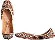 Beaded & Sequin Indian Khussa Belly Dance Shoes for Women Handcrafted Casual Footwear Available in Various Sizes