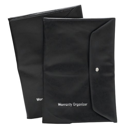 Warranty Organizer  Black Set of 2