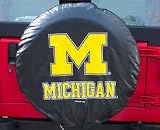 Michigan Wolverines Black Spare Tire Cover