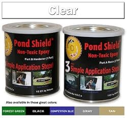 Pond Shield Epoxy Pond Coating, 1.5 Qt Kit Competition Blue (NEW)