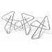 Officemate Butterfly Clips, #2 Small, 500 Clips (10 Boxes of 50 Each) (99957)
