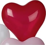 Red Heart Shaped 11 Latex Balloon