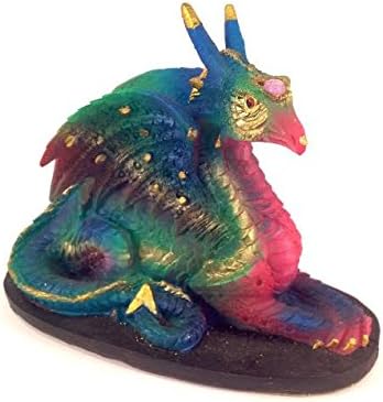 Multicolored Sitting Dragon