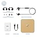 TaoTronics Bluetooth 4.1 Headphones with Built-In Magnets (Ultralight Wireless Stereo Earphones with aptX & CVC 6.0 Noise Isolation Technology - In-Line Mic & Remote Controls, Ceramic Antenna)