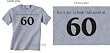 "It Is A Sin To Look This Good At 60" on Sports Grey Birthday T-Shirt