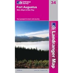 Fort Augustus, Glen Albyn and Glen Roy (Landranger Maps)