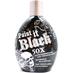 NEW Paint It Black 50X Auto-Darkening Dark Tanning Lotion - 13.5oz