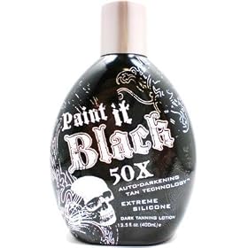 Millenium Tanning New Paint It Black Auto-darkening Dark Tanning Lotion, 50X, 13.5 Ounce