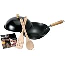 Ken Hom Non Stick Easy Care Wok Set, 5 Piece, 12 Inch