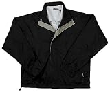 Waterproof Nylon rain suit in Black, Size S