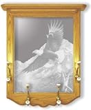 Eagle Etched Coat Rack