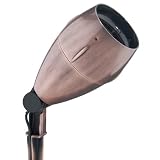 Intermatic CS508K Malibu One-Light Outdoor Halogen Floodlight, Antique Copper