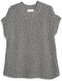 Mango Women's Premium - Chunky-Knit Sweater, Coal, S