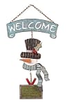 Sunset Vista Rusty Hinge Snowman, Door Welcome Sign, 19 - Inch - B002UUUXZK