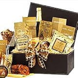 Executive Choice Faux Leather Chest Gourmet Food Gift Basket - A Great Gift Idea for Fathers Day