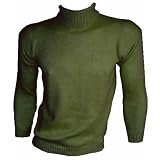 NEW ARRIVAL PERUVIAN ALPACA WOOL WOMENS SWEATER TURTLENECK OLIVE GREEN WARM & SOFT - MADE IN PERU