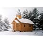 Wedding Chapel - 10 x 18 With Wood Roof