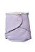 Kissaluvs Cotton Fleece Hybrid One Size Contour Diaper, Purple