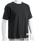  : Russell Athletic Men's Cotton Performance Pocket Tee, Black, Large