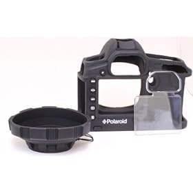 Polaroid Protective Rubber Camera Skin For The Canon 5D Mark 2 Digital SLR Camera