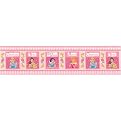 Disney Princess Gingham Wall Border- Pink