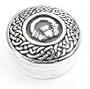 LARGE Celtic Knot Claddagh Box Sterling Silver PillBox
