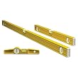 Stabila 29824 3-Piece Pro Level Set with 4-Foot, 2-Foot and Torpedo Level
