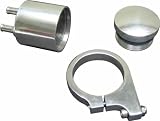 AutoLoc 22910 Mirror Finish Billet Brake Fluid Reservoir with Brackets