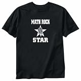 T-Shirt Black  Math Rock Star  Music