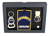 San Diego Chargers - NFL Bottle Opener Key Ring, Luggage Tag, Money Clip Gift Set