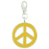 Peace Sign Clasp Charm