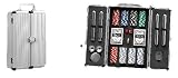 Poker sin set with chips, cards and accessories