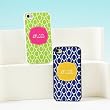 Black Mod Circles Personalized Case for IPhone 4 and 4Ss