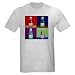 Pop Art Ketchup Art Light T-Shirt by CafePress