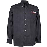 Antigua Gonzaga Bulldogs Navy Blue Matrix Button-up Shirt