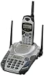 Panasonic KX-TG2583S 2.4 GHz DSS Cordless Phone with Caller ID and Answering Device (Silver)